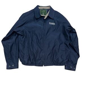 Weatherproof Navy Blue Full Zip All Weather Water Resistant Jacket Size XL